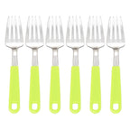 24-piece stainless steel cutlery set with stylish stand for home dining.