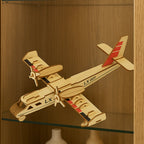 3D Wooden Aircraft Puzzle DIY Assembly Kit