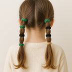 Braided Elastic Hair Bands Set (12 Pc)