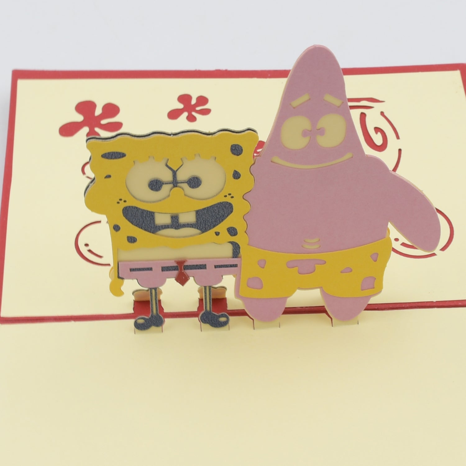 3D -up card featuring a love design for special occasions