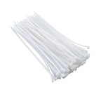 10Inch Nylon Self Locking Cable Ties, Heavy Duty Strong Zip Wire Tie. Pack of 100 - Black