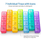 Multi-Compartment Weekly Pill Box 