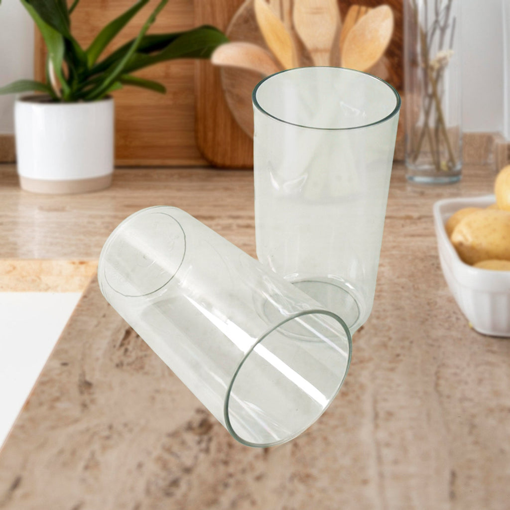 Apex Clear Plastic Tumbler / Glass Set – 6-Piece Unbreakable