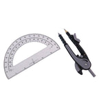 2-Piece Geometry Protractor Set 