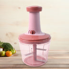 Apex  Quba Push Chopper with Stainless Steel Blades (1000ml)