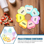 7-Day Round Weekly Pill Organizer Box (1 Pc)
