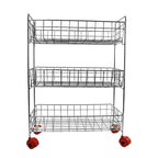 Kitchen trolley with three tiers