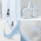 Clear PVC Travel Pouch Set