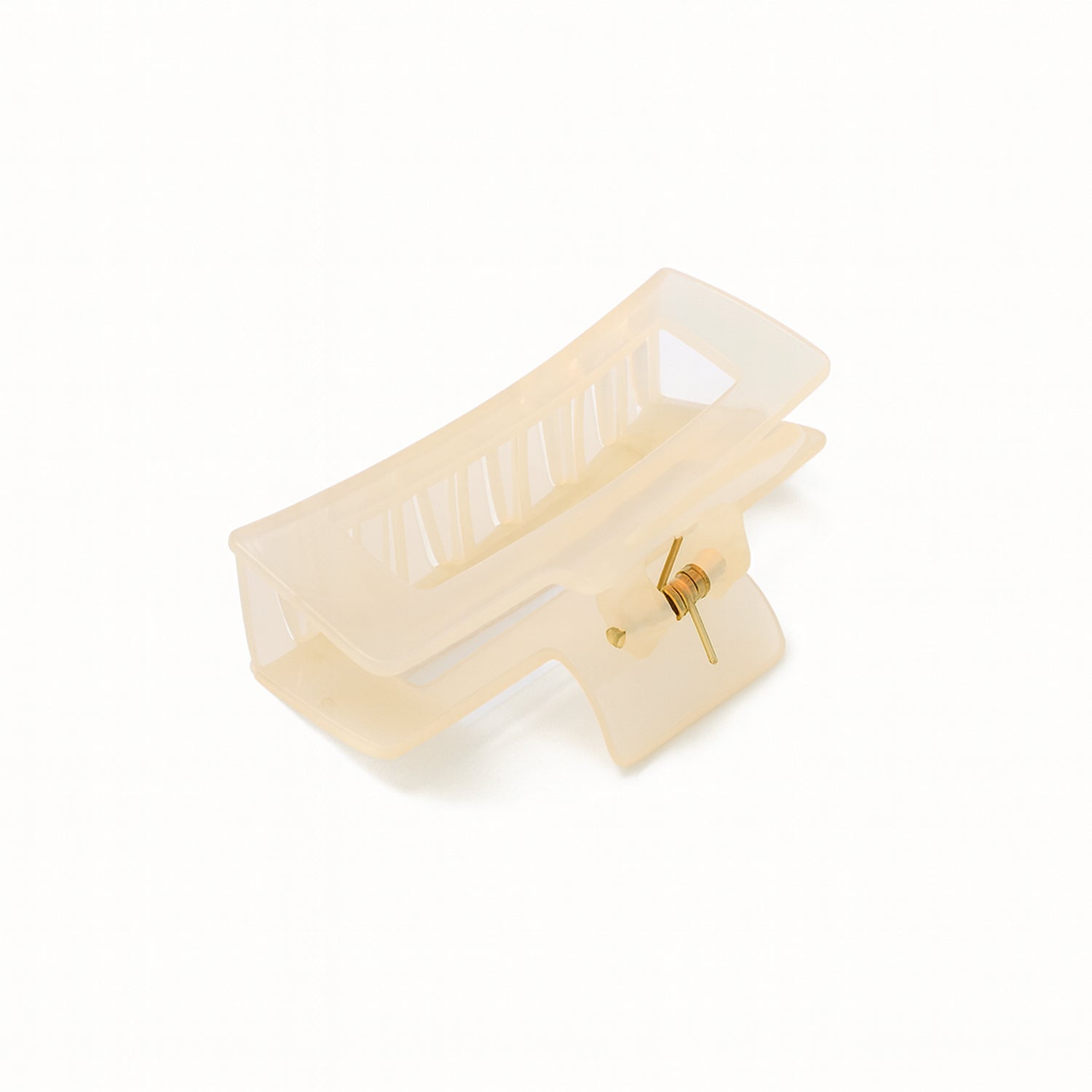 Elegant Big Rectangular Matte Finish Hair Clip