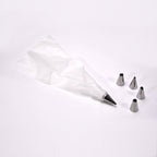 Stainless steel cake decorating nozzle set