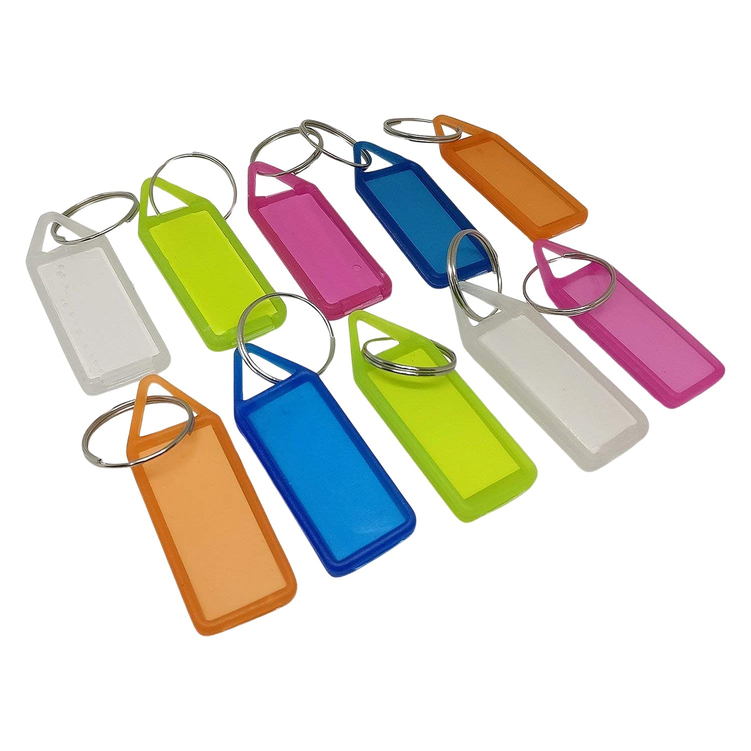 10 Pc Keychain Tag Label Used For Decorative Purpose On Keys And All