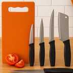 Chopping Board with Knife Set (Pack of 5)