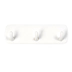 3 Pin Plastic Cloth hanger, Wall Door Hooks Rail for Hanging Clothes.