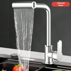 360° Rotating Waterfall Kitchen Faucet – Touch & Swivel Sink Extender (4 In 1 )