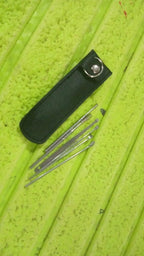 6-in-1 Ear Wax Cleaner- Resuable Ear Cleaning Tools Leather Pouch