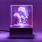 3D Mix Design LED Light Base With Speaker (1 Pc / B Grade)