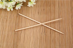 Bamboo skewers for grilling with a polished surface.