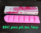 7-day pill box for organizing medication.