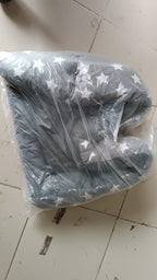 3XL Extra-Large Star Pattern Round Pet Bed for Cats & Small Dogs