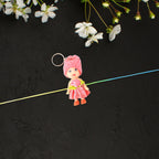 2-in-1 Kids Doll Rakhi cum Keychain – Stylish Soft Toy Rakhi for Raksha Bandhan & Daily Use as Bag or Key Ring (Mix Design)