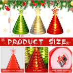 Christmas Tree Shape LED Decorative Lights (12 Pc)