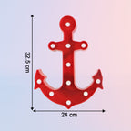 Anchor Shape LED Decorative Night Lamp - (1 Pc)
