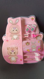 Cartoon Stationery Gift Set for Kids (14 Pc)