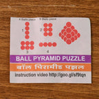 Ball Pyramid Toy – 3D Puzzle Building Brain Teaser Toy