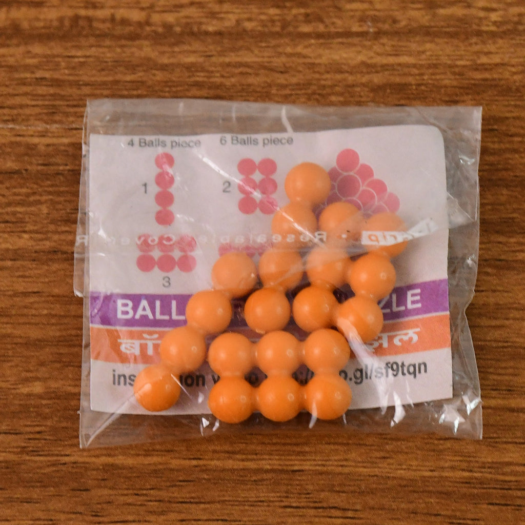 Ball Pyramid Toy – 3D Puzzle Building Brain Teaser Toy