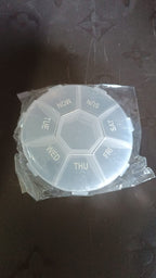 7-Sided Portable Pill Box Medicine Planner Small case