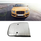 Car Windshield Sun Shade, Blocks UV Rays Sun Visor Protector, Keeps Your Vehicle Cool Sunshade for Cars, SUVs, Trucks, and Vans (107×45 Cm)