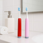 Battery-Operated Electric Toothbrush with Replaceable Head (Mix Color / 1 Pc)