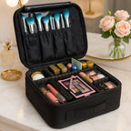 Cosmetic Storage Bag with LED Mirror
