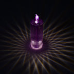 Big Simple Candles for Home Decoration, Crystal Candle Lights, Diwali (Multicolor)